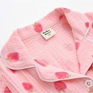 BleBer Bears | Toddler Girls  Long Sleeve Pajama Top Size 140